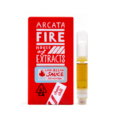 Arcata Fire 100% Live Resin Cartridge 1g Hybrid Chem Chili