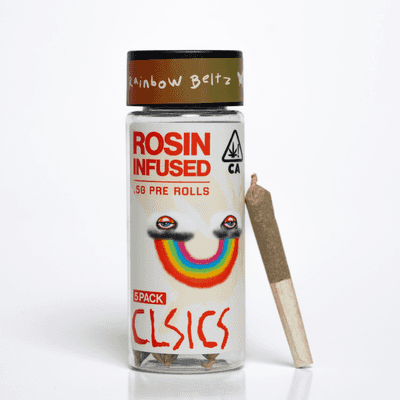 CLSICS Rosin Preroll 5pk .5g Hybrid Rainbow Beltz
