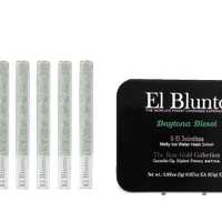 A photograph of El Blunto Hash Jointito .5g Sativa Daytona Diesel 6pk 3g 16ct