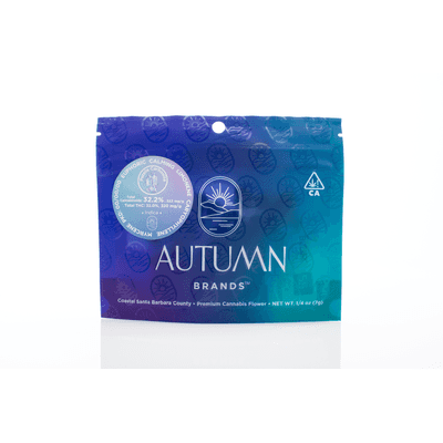 Autumn Brands Flower 7g Pouch Indica Purple Carbonite