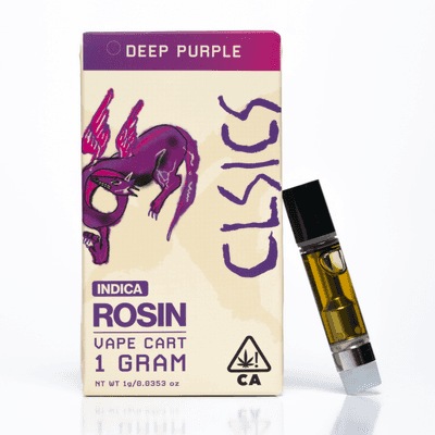 CLSICS Live Rosin Cartridge 1g Indica Deep Purple