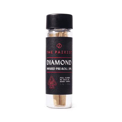 The Pairist Diamond Infused Preroll 0.5g Hybrid Lemon Cherry Gelato 3pk 1.5g
