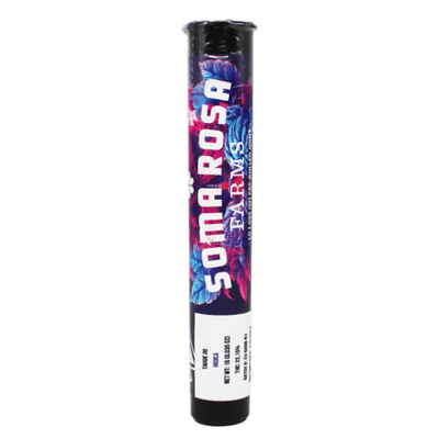 Soma Rosa Preroll 1g Indica Black Maple