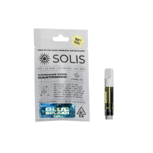 A photograph of Solis Cartridge 1g Hybrid Blue Splash