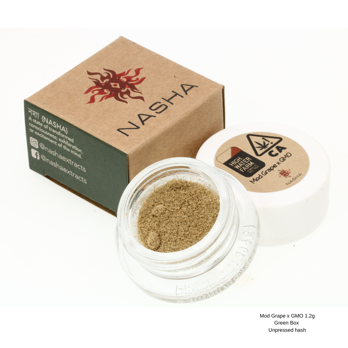 Nasha Green Unpressed 1.2g Mod Grape/GMO - Kiva Customer Portal