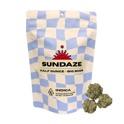 Sundaze Flower 14g Indica Bubblegum Gelato