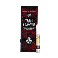 A photograph of Seed Junky True Flavor Cartridge 1g Sativa Pineapple Fruz