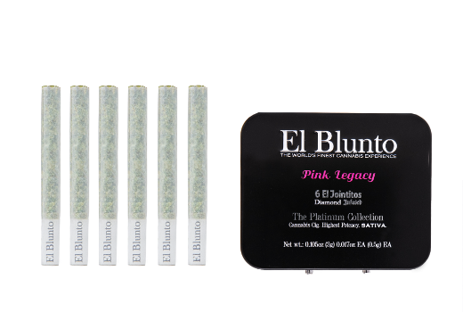 A photograph of AE El Jointito Diamond Infused .5g Sativa Pink Legacy 6pk/3g