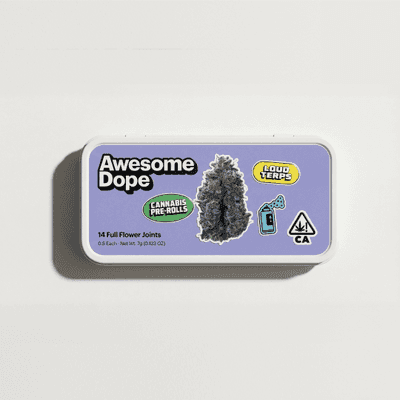 Awesome Dope Preroll 14pk Indica Animal Cookies