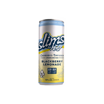Keef Slims Blackberry Lemonade 25:25mg THC:CBD 12oz