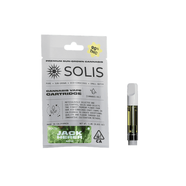 A photograph of Solis Cartridge 1g Sativa Jack Herer