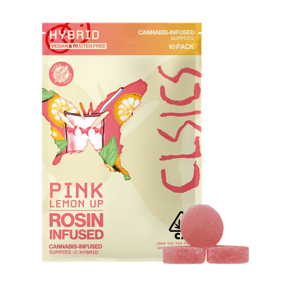 CLSICS Live Rosin Gummies Hybrid Pink Lemon Up