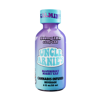 Uncle Arnie's Beverage 2oz Blueberry Night Cap 4:1 THC/CBN 100mg