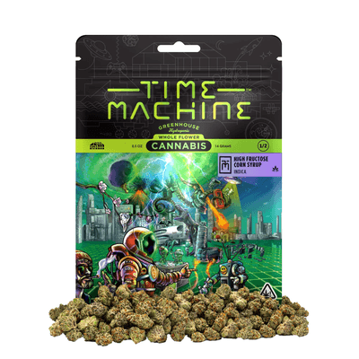 Time Machine Flower 14g Indica High Fructose Corn Syrup 8ct