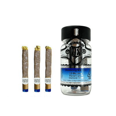 El Blunto FlavorCore Platinum Diamond Blunt .85g Indica Blueberry Ice Kush 3pk