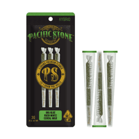 A photograph of Pacific Stone Preroll 1.0g Hybrid Variety 3-Pack 3.0g