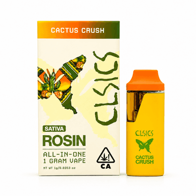 CLSICS Live Rosin All-In-One Cartridge 1g Sativa Cactus Crush