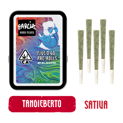 Garcia Hand Picked Preroll .6g Sativa Tangieberto TF 5pk 3g
