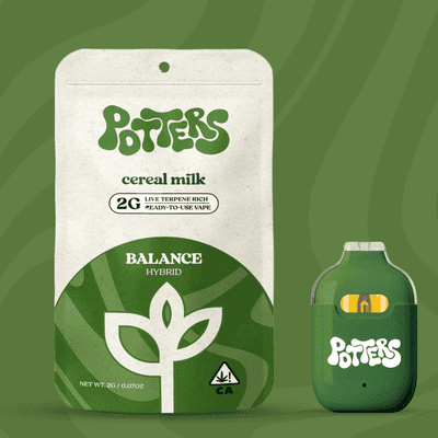 Potters Live Resin All-In-One 2g Cereal Milk (Med)
