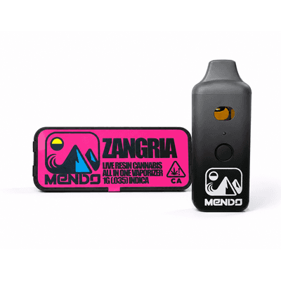 Mendo Live Resin All-In-One 1g Indica Zangria
