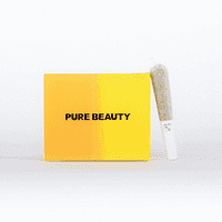 A photograph of Pure Beauty Infused Solventless 5pk Yellow Box Sativa