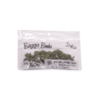 A photograph of Baggie Buds Flower 3.5g Indica Afghan Kush