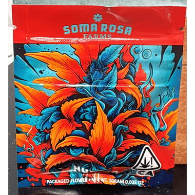 Soma Rosa Flower 1g Hybrid Acai Berry Gelato