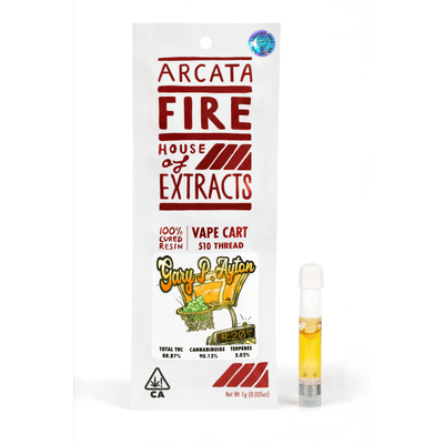 Arcata Fire 100% Cured Resin Cartridge 1g Hybrid Gary P.Ayton