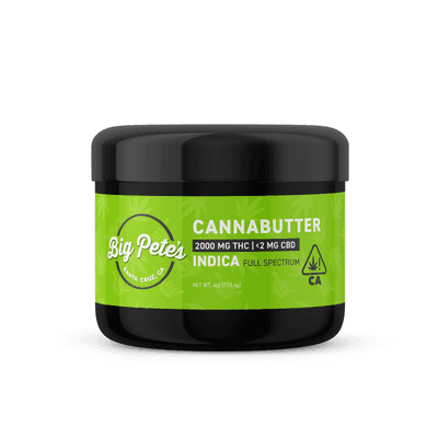 Big Pete's Cannabutter Indica Jar 2,000mg THC