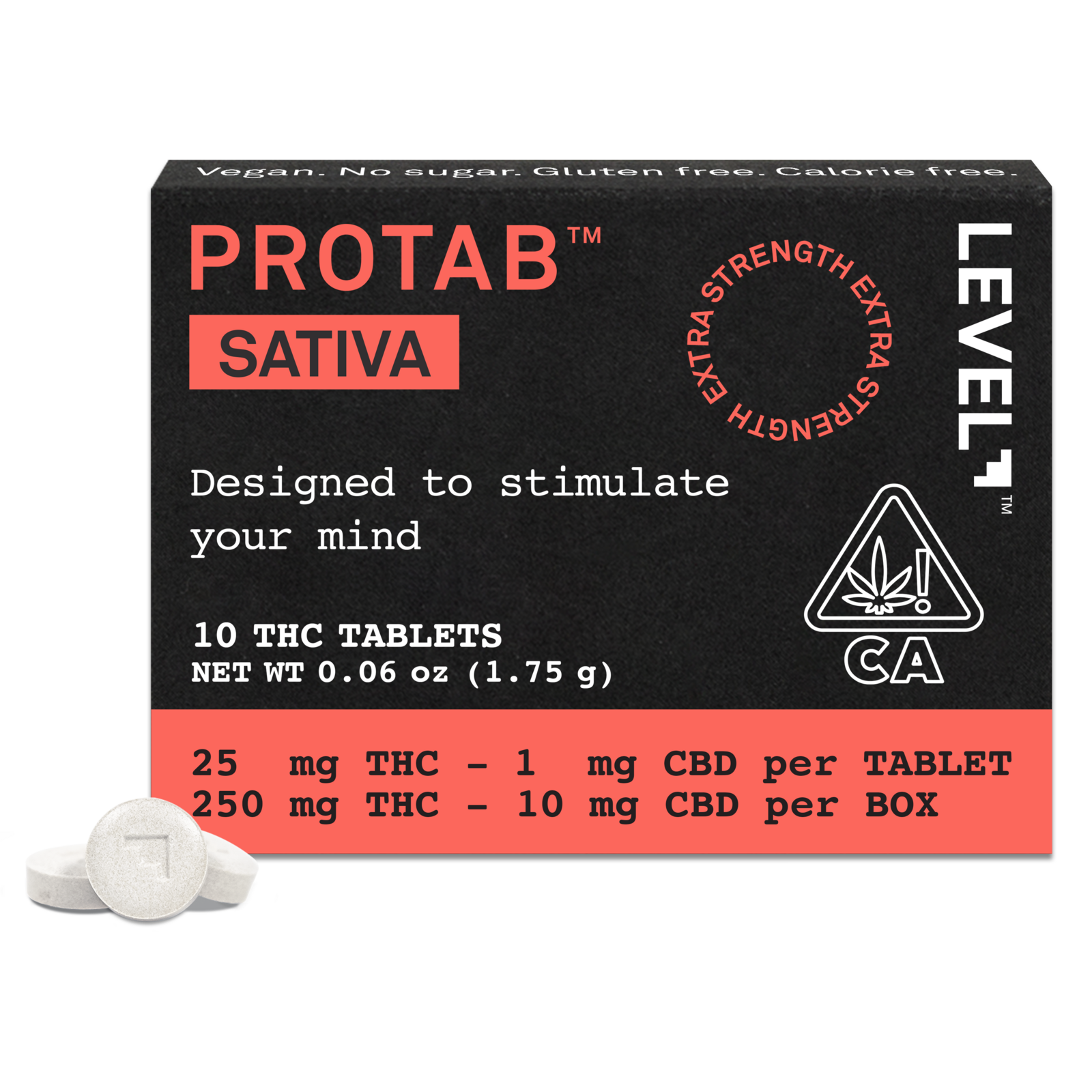 A photograph of Level Protab Sativa