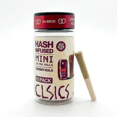 CLSICS Hash Preroll 10pk Hybrid Cherry Kola