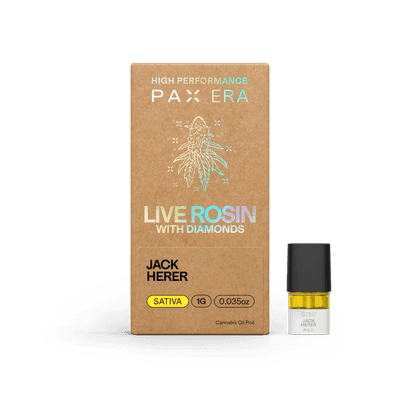 PAX Live Rosin with Diamonds Pod 1g Sativa Jack Herer