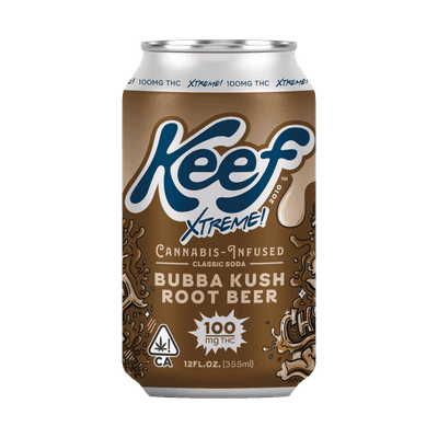 Keef 100mg Bubba Kush Xtreme Classic Soda 12oz RETAIL ID ALLOCATED