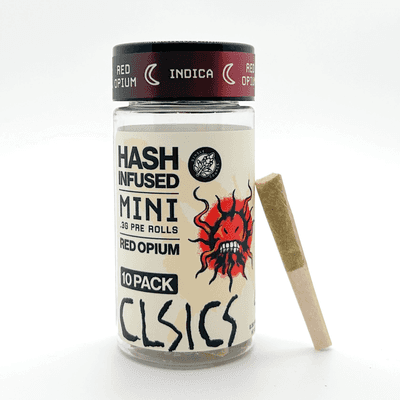 CLSICS Hash Preroll 10pk Indica Red Opium