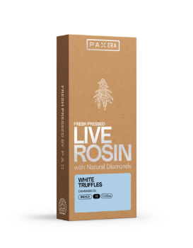 A photograph of PAX Live Rosin Pod 1g White Truffles