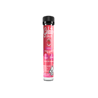 Gelato Lolli's Single Infused Preroll 1.2g Sativa Strawberry Cough 12pk