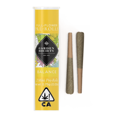 Garden Society Pre-Roll 0.375g Hybrid Kush Mints 2pk 0.75g