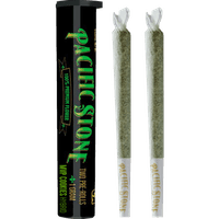 A photograph of Pacific Stone Preroll 0.5g Hybrid MVP Cookies 2-Pack 1.0g