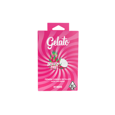 Gelato Flavors Cartridge 1g Hybrid Dragon Fruit 10pk
