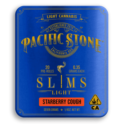 Pacific Stone Slims Light 0.35g Sativa Starberry Cough 20-Pack 7.0g