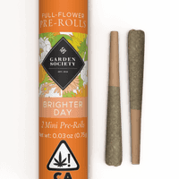 A photograph of Garden Society Preroll 0.375g Sativa Blue Dream 2pk 0.75g