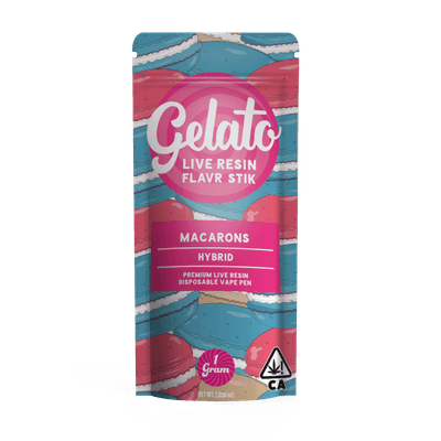 Gelato Live Resin All-In-One 1g Hybrid Macaron 10pk