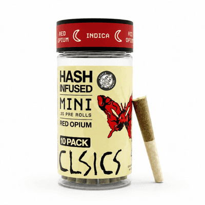CLSICS Hash Preroll 10pk Indica Red Opium