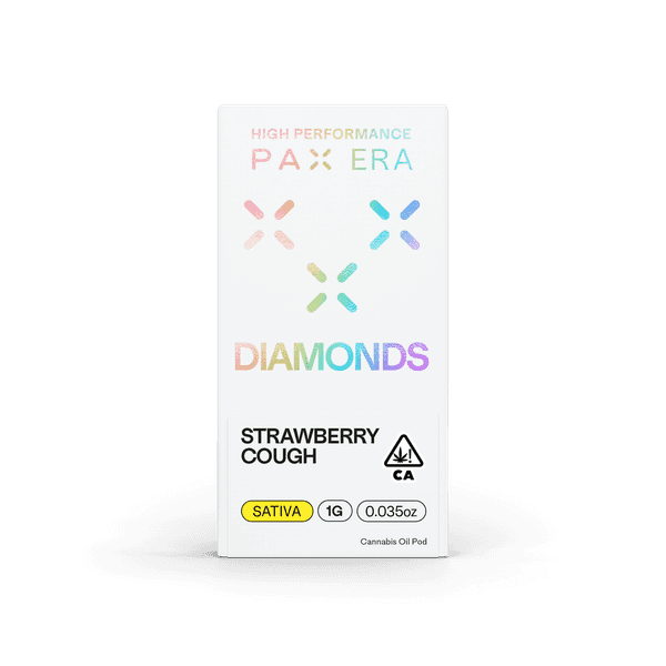 A photograph of PAX Diamonds Pod 1g Sativa Strawberry Cough