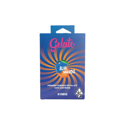 Gelato Flavors Cartridge 1g Hybrid Blue Mango 10pk