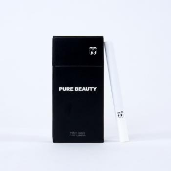 A photograph of Pure Beauty Cannabis Cigarettes 5pk Black Box Hybrid