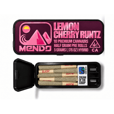 Mendo Preroll 0.5g Hybrid Lemon Cherry Runtz 10pk 5.0g