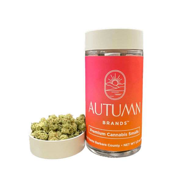 A photograph of Autumn Brands Smalls Flower 14g Hybrid Mule Fuel