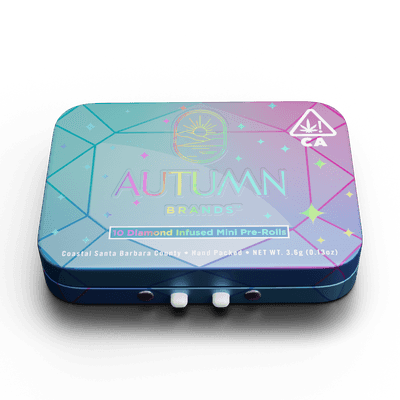 Autumn Brands Diamond Infused Mini Preroll 10pk Indica Purple Push Pop