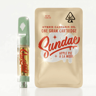 Sundae Vape Cartridge 1g Hybrid Apple Pie A La Mode